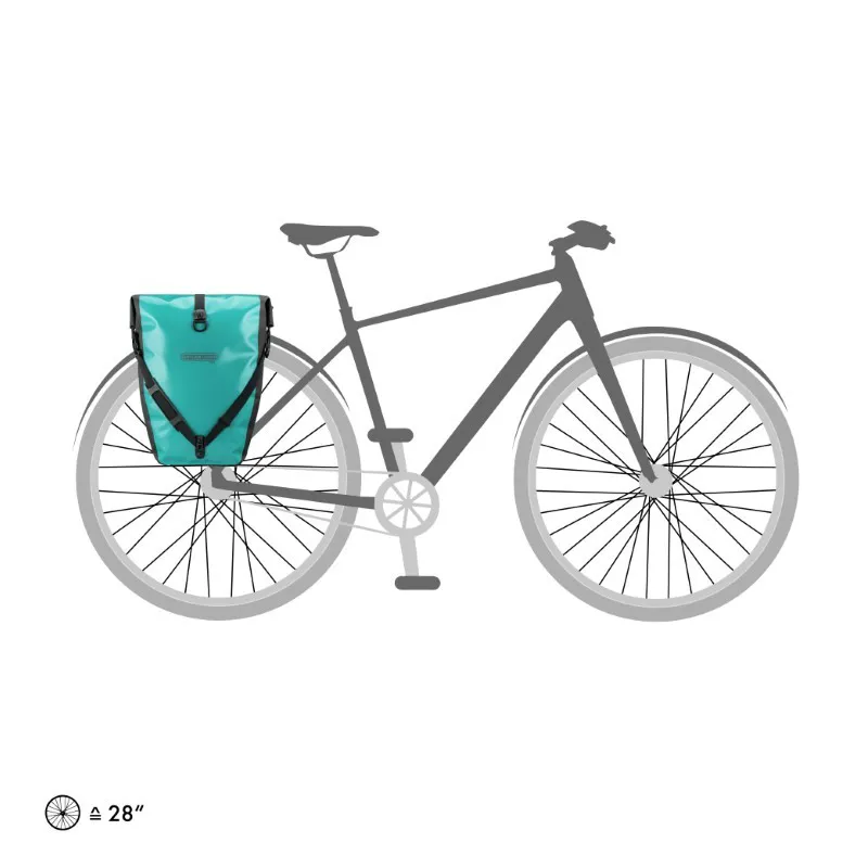 Ortlieb Back-Roller Free 40L Pannier Bags - Lagoon Blue-1